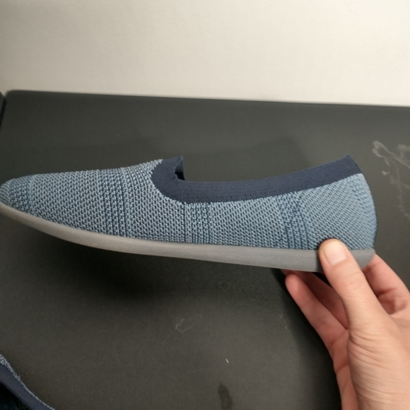 Skechers Women's Cleo Sport our Town Blue slip on shoes, size 9 - Picture 7 of 8